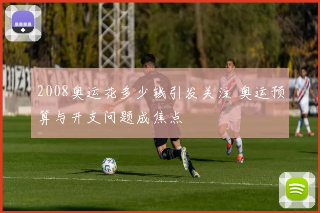 2008奥运花多少钱引发关注 奥运预算与开支问题成焦点